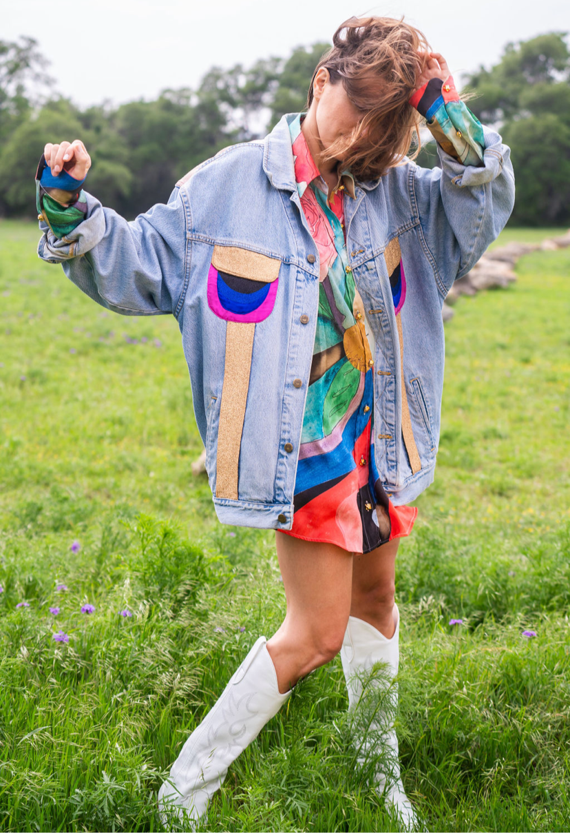 SACRED ROSE SILK SHIRT