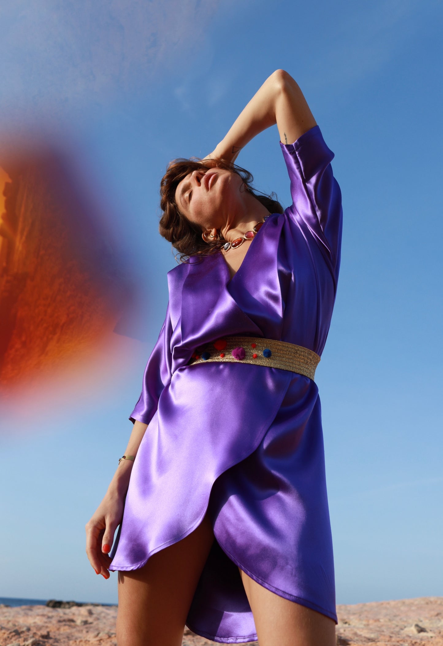 PURPLE ALICIA DRESS