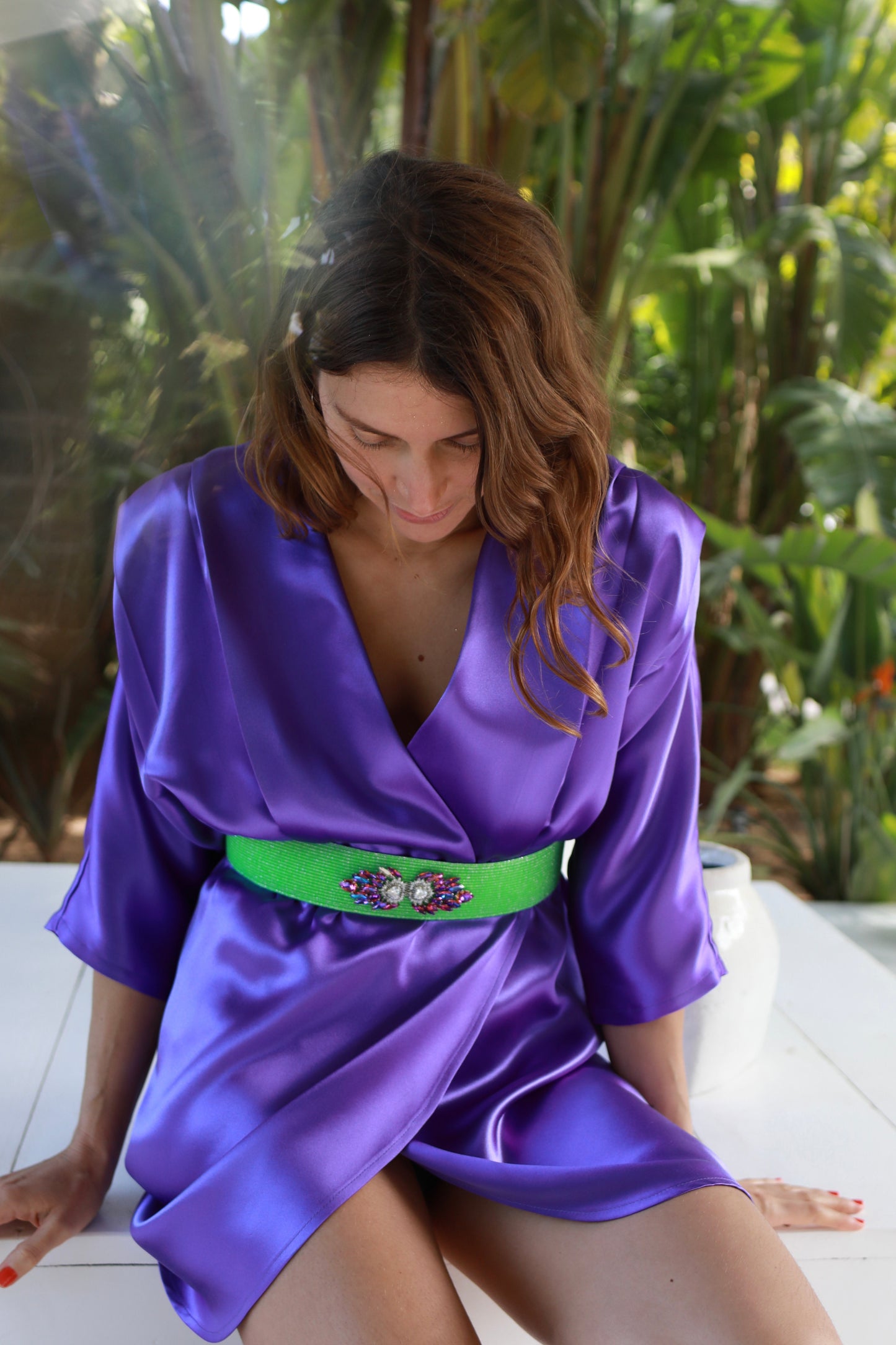PURPLE ALICIA DRESS