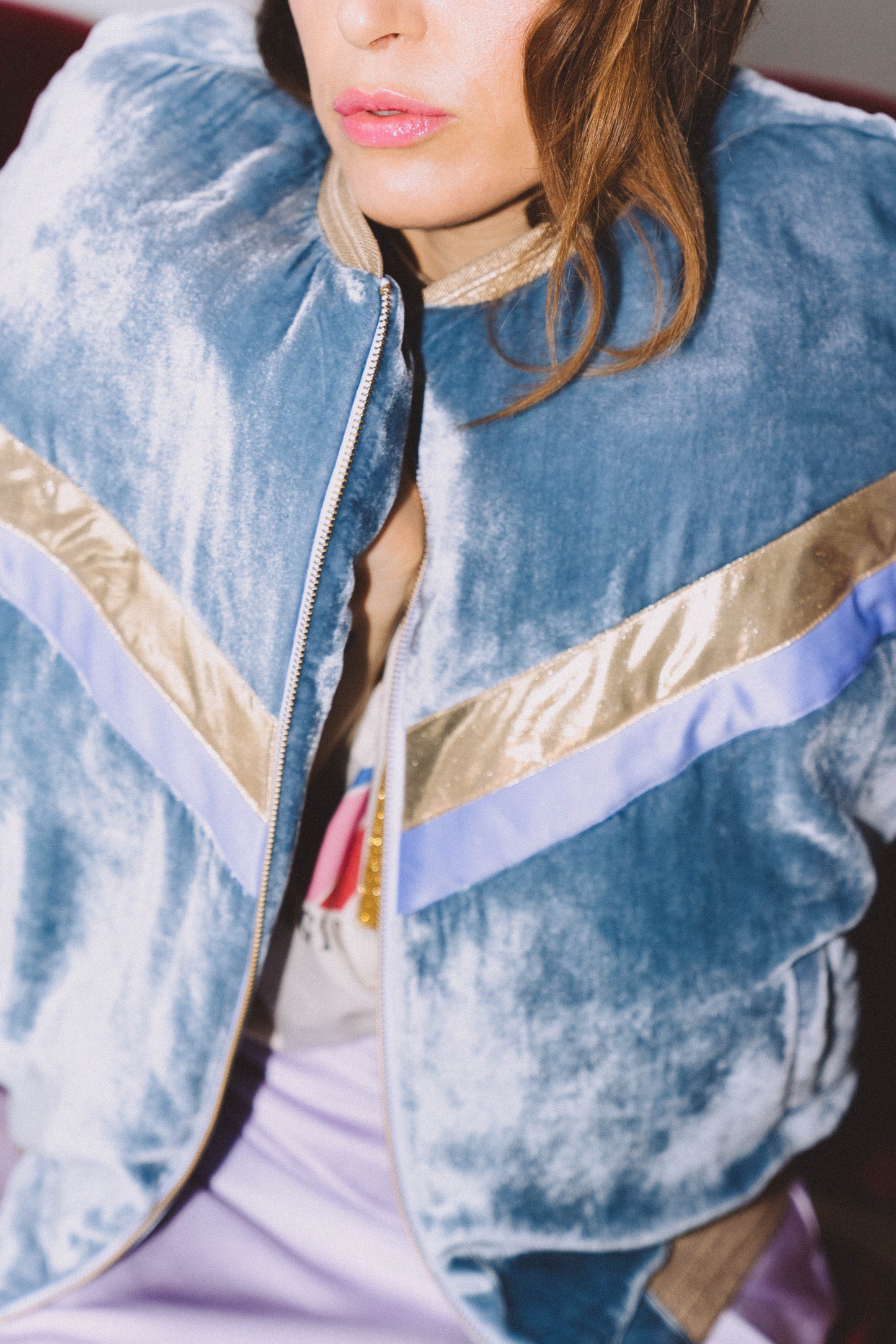 COCOON JACKET CELESTE