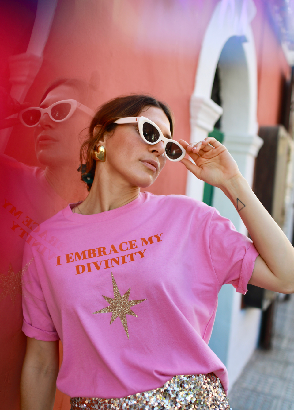 TEE SHIRT PINK DIVINITY