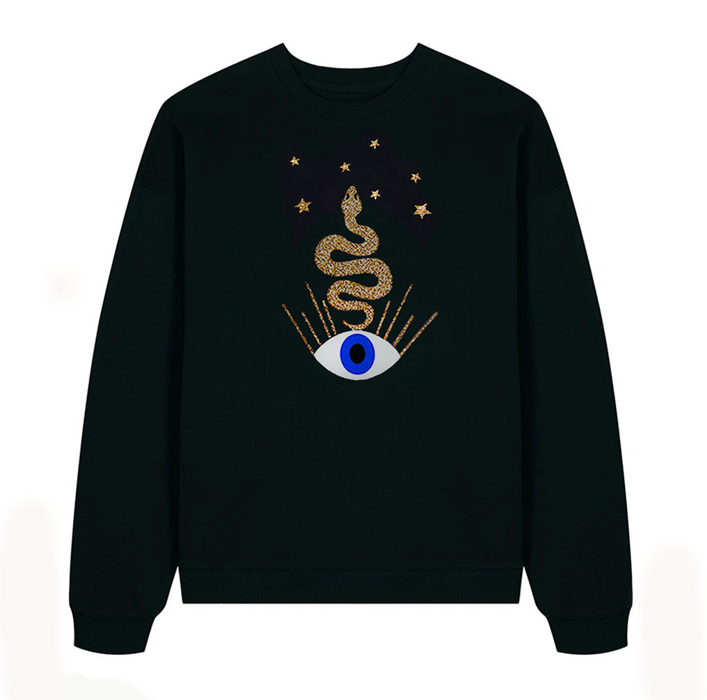SWEATER MANTRA NOIR ÉTOILE