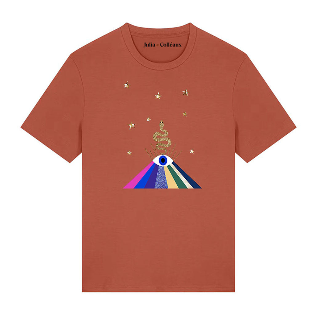 TEE SHIRT KUNDALINI TERRRA COTA
