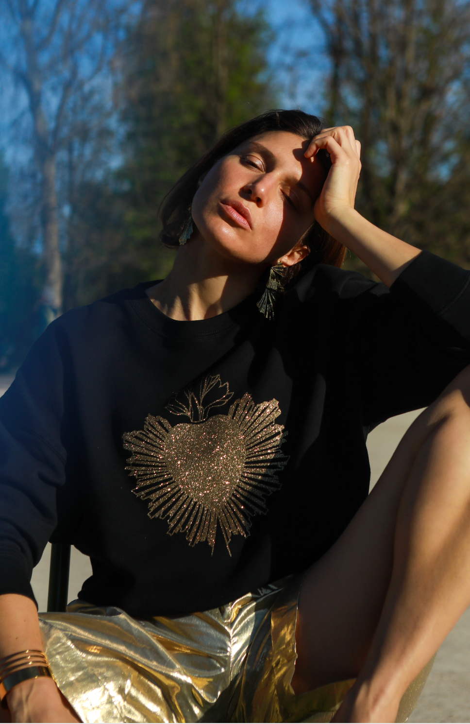 SWEATER GOLDEN SPIRIT BLACK