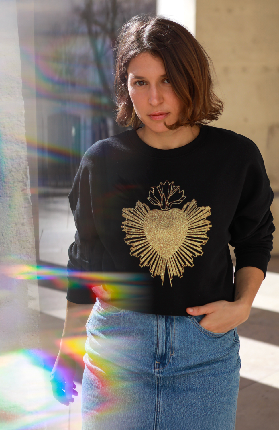 SWEATER GOLDEN SPIRIT BLACK