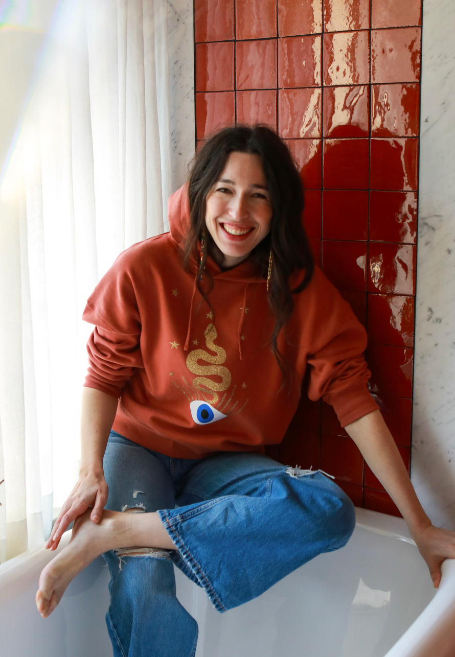 HOODIE MANTRA TERRACOTA