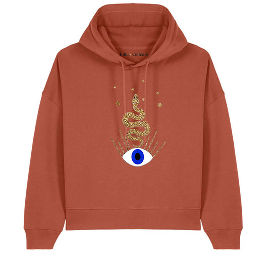 HOODIE MANTRA TERRACOTA